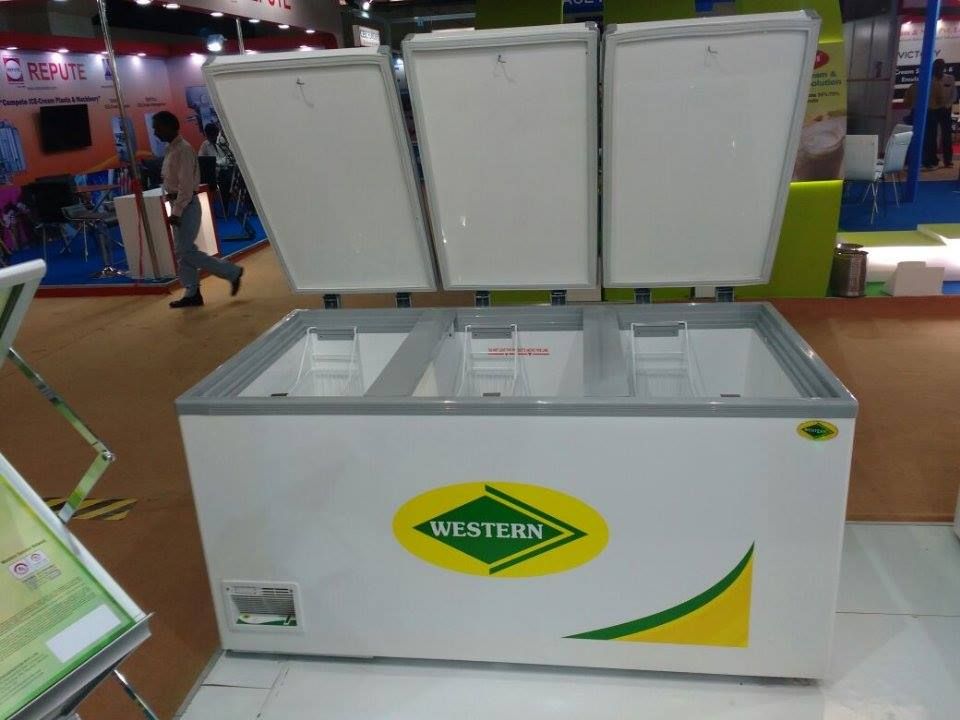 Glass Top Deep Freezer - Plastic Material, White Color | Automatic Defrost Operation, Ideal For Ice Cream And Dairy Preservation