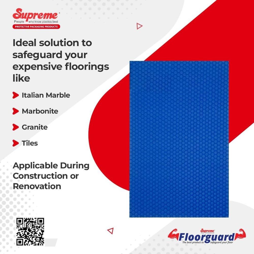 Floor Protection Bubble Guard Sheet
