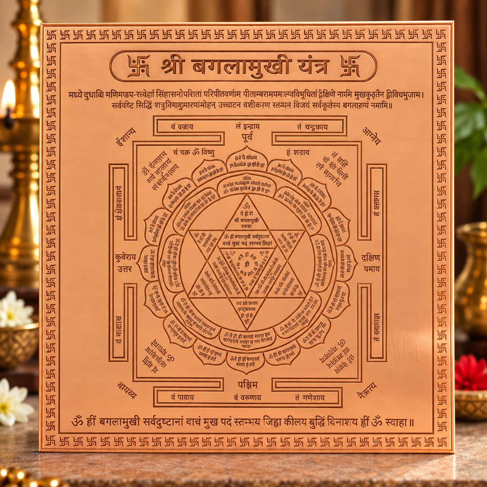 Copper Yantras - Color: Brown