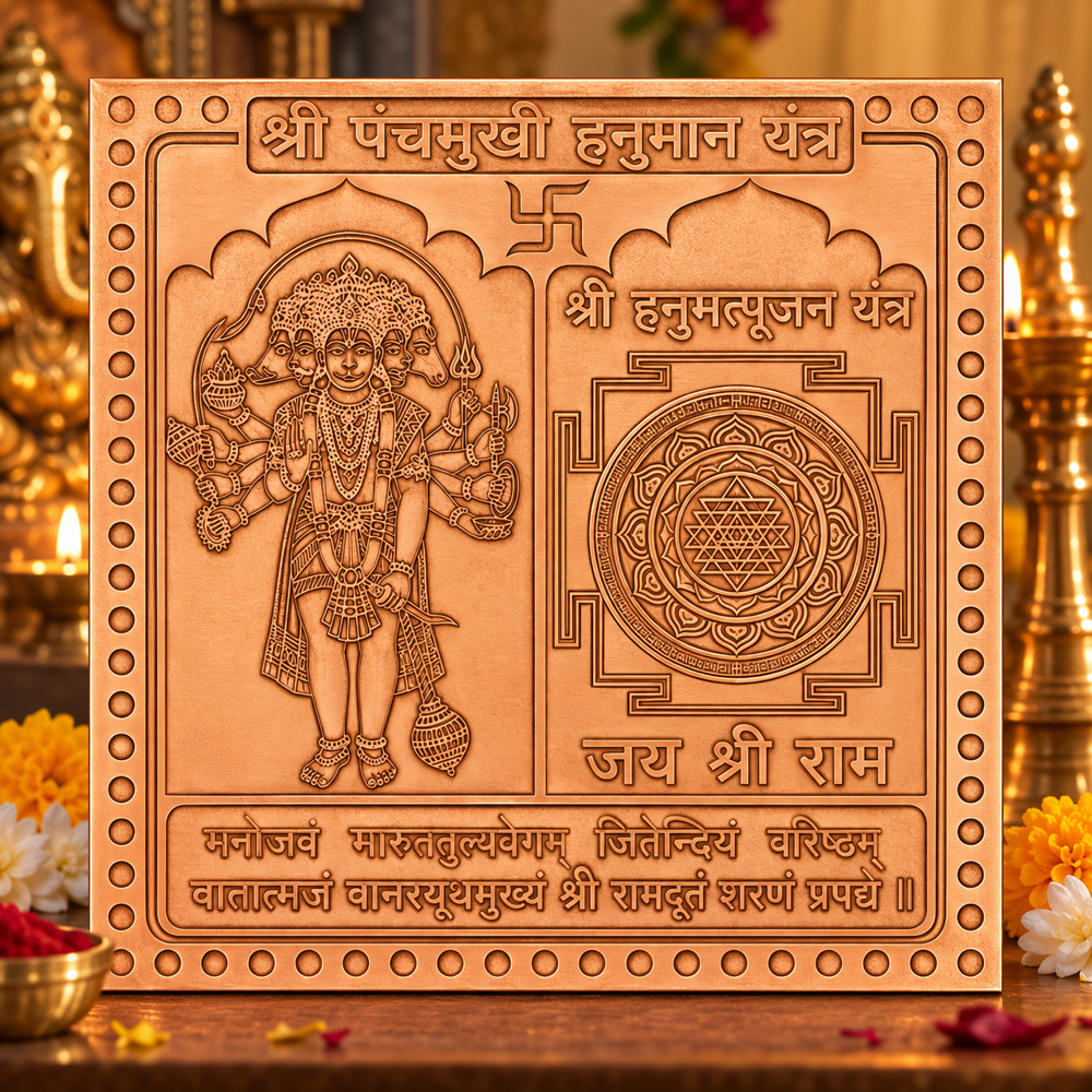 Copper Yantras - Color: Brown