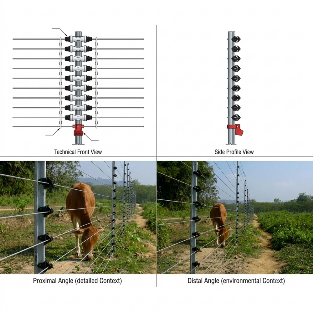 Solar Security Power Fencing System
