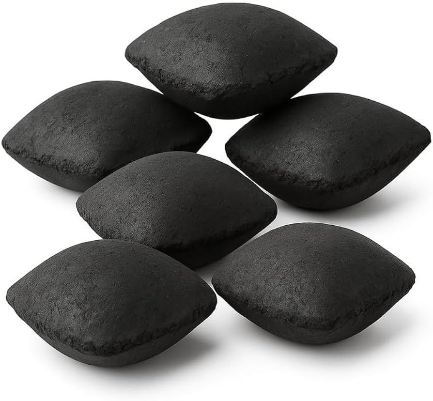 Pillow Coconut Shell Charcoal Briquettes