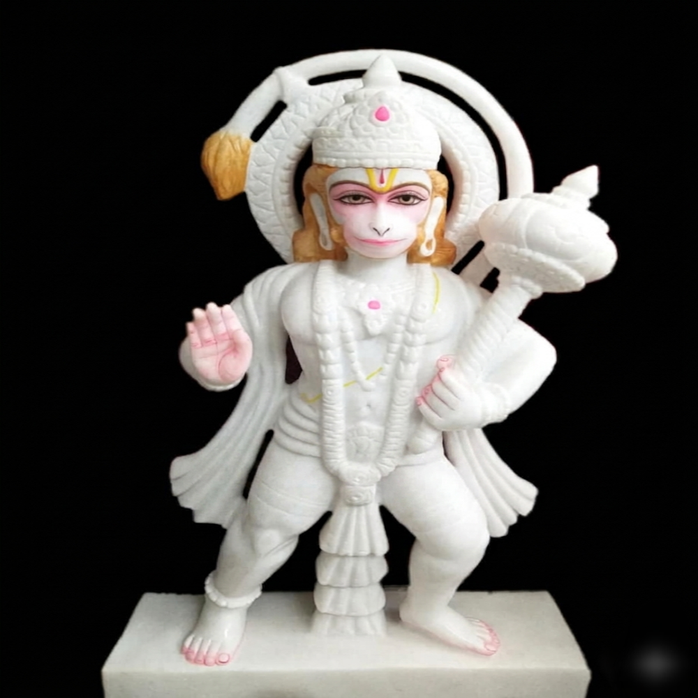 Marble Hanuman Statue