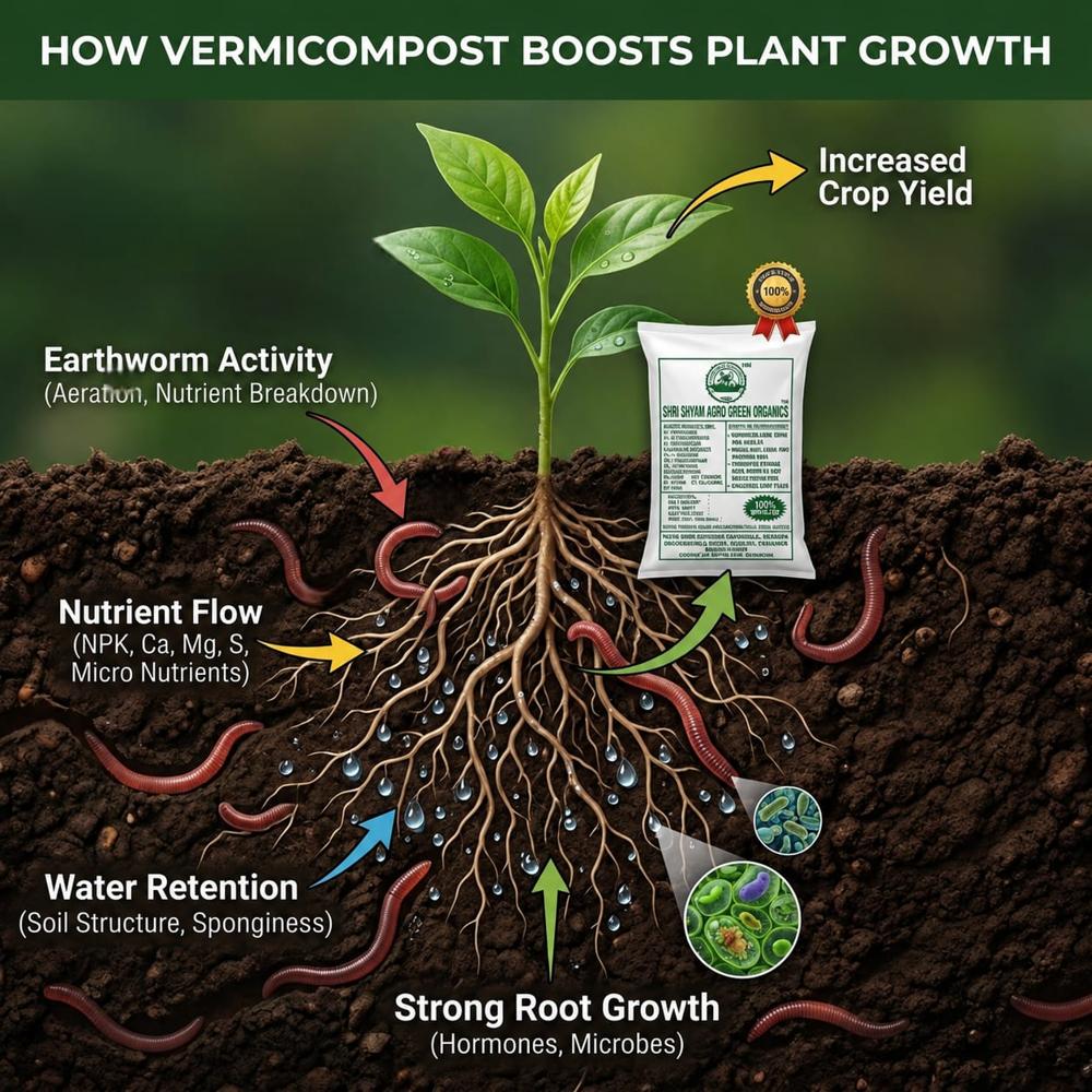 VERMICOMPOST ORGANIC FERTILIZER