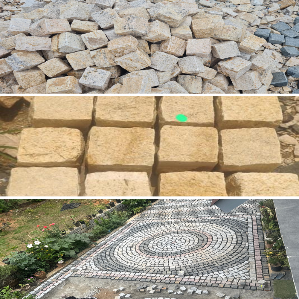Manga pInk Natural Handtrimmed Cobblestone