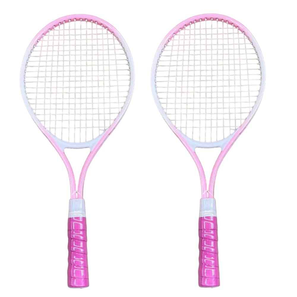 Recreational Tennis Racquets Set - Color: Pink & Blue