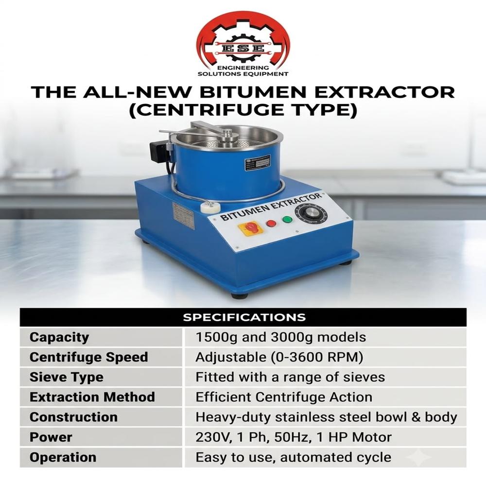 Bitumen Extractor Test Apparatus
