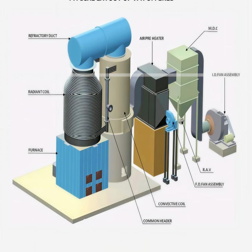 THERMIC FLUID HEATER (AGRO WASTE FIRED)