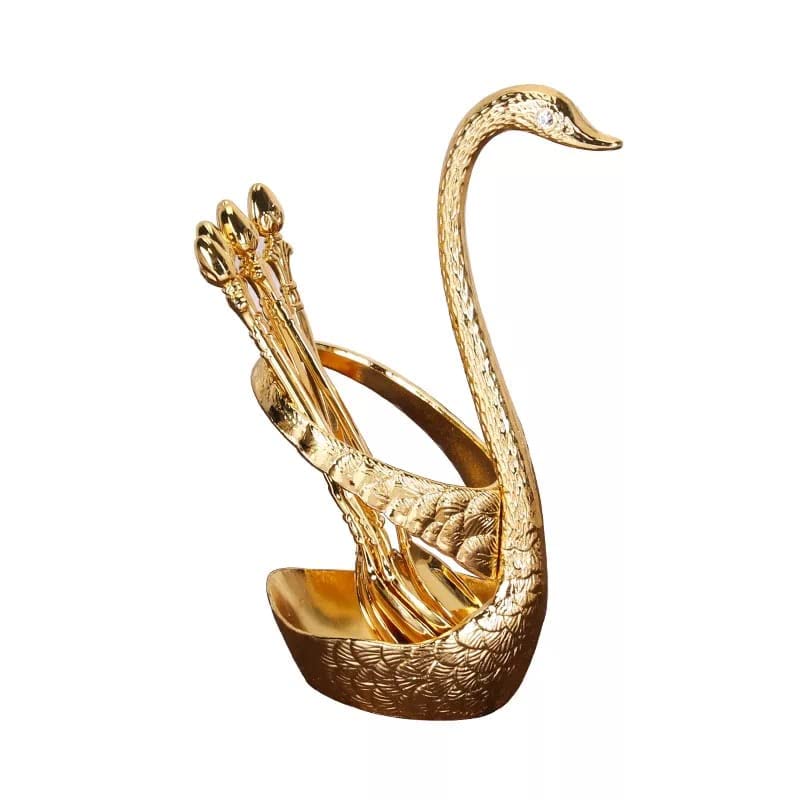 Swan Shape Fruit Spoon Set