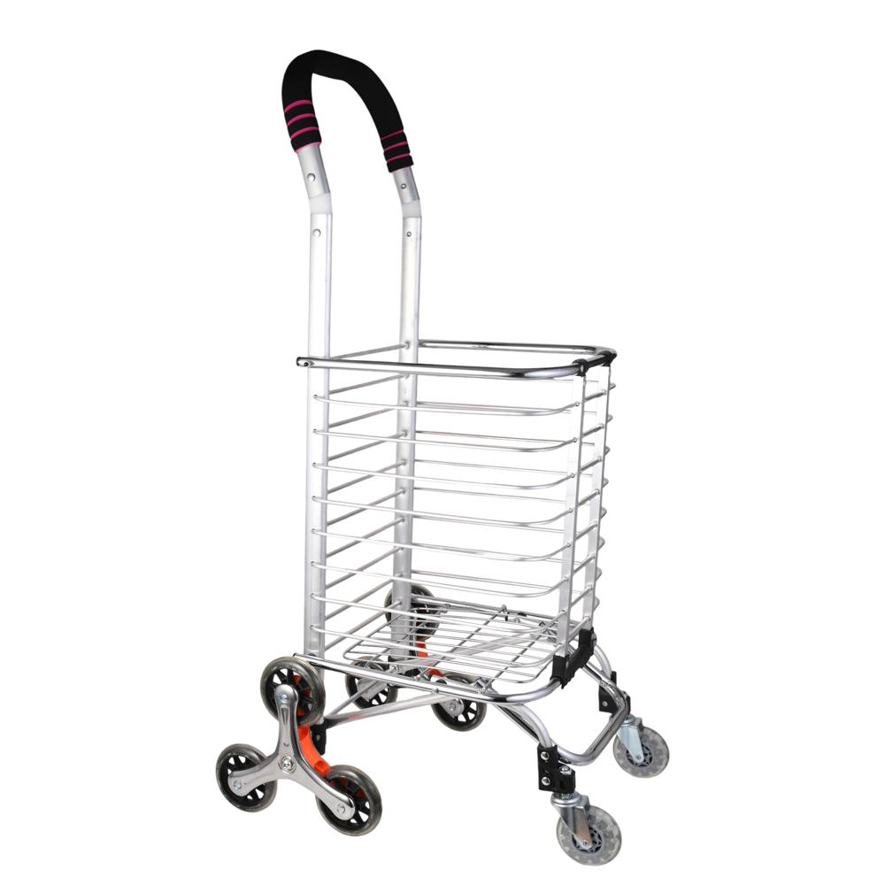Aluminum Foldable Shopping Cart Trolley - Brand Name: Dolphy
