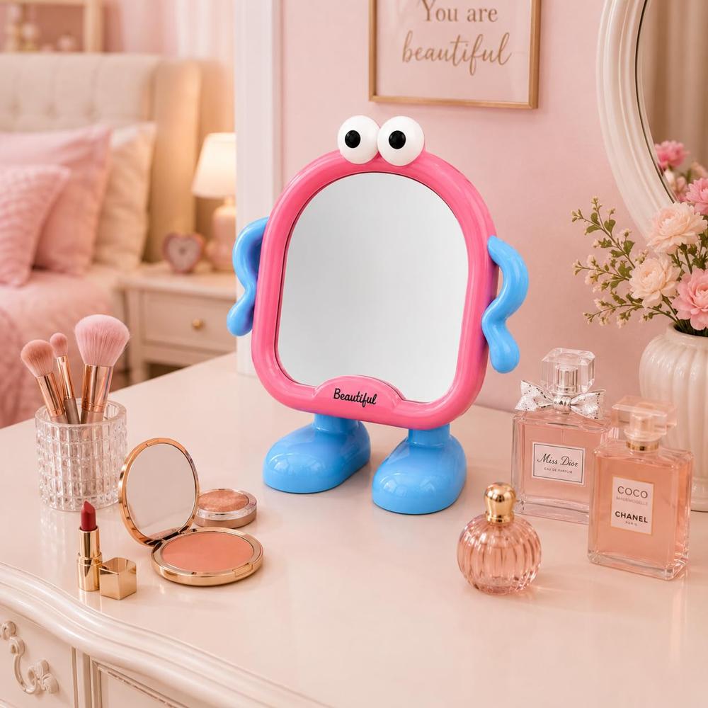 Cartoon Character Tabletop Vanity Mirror