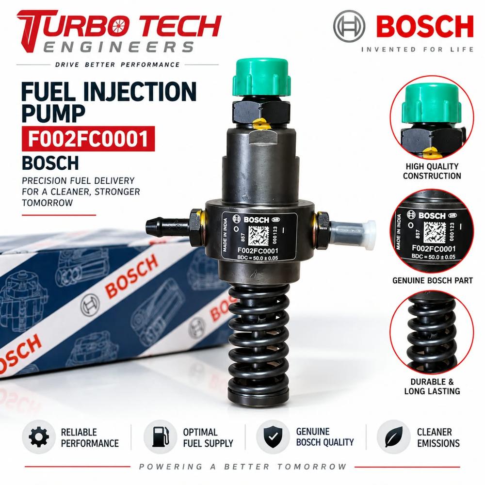 Bosch Fuel Injection Pump F002Fc0001 - Dimension (L*W*H): 5 Meter (M)