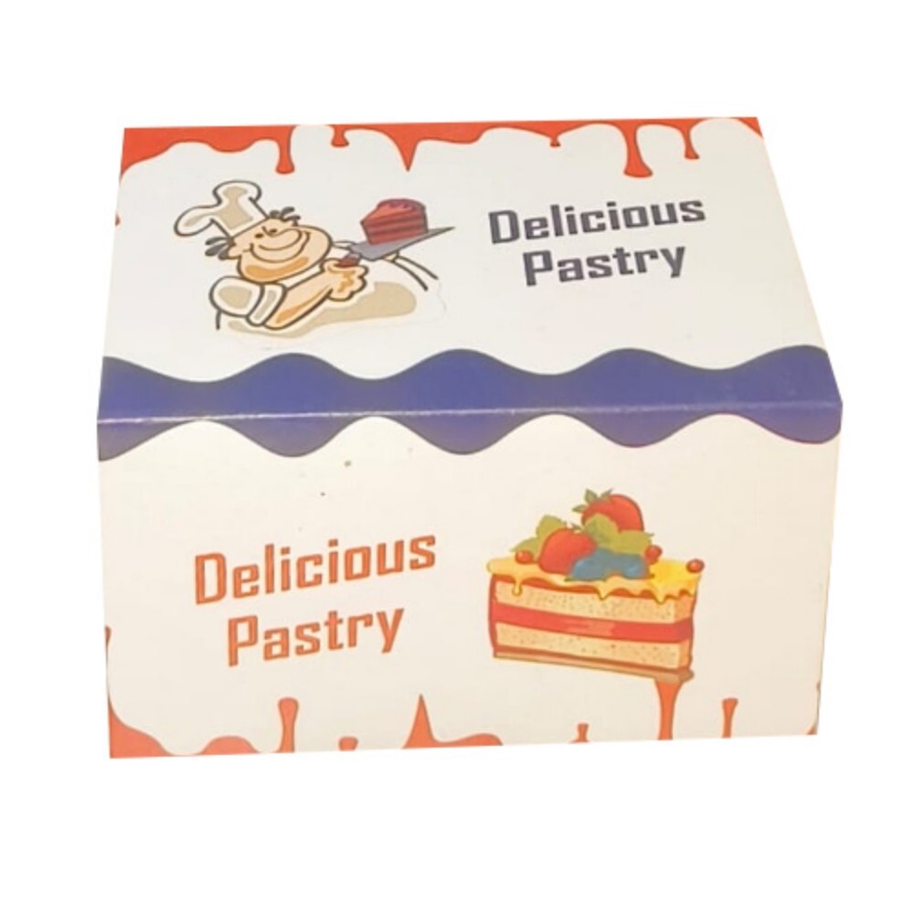 Printed Pastry Box - Material: Paper