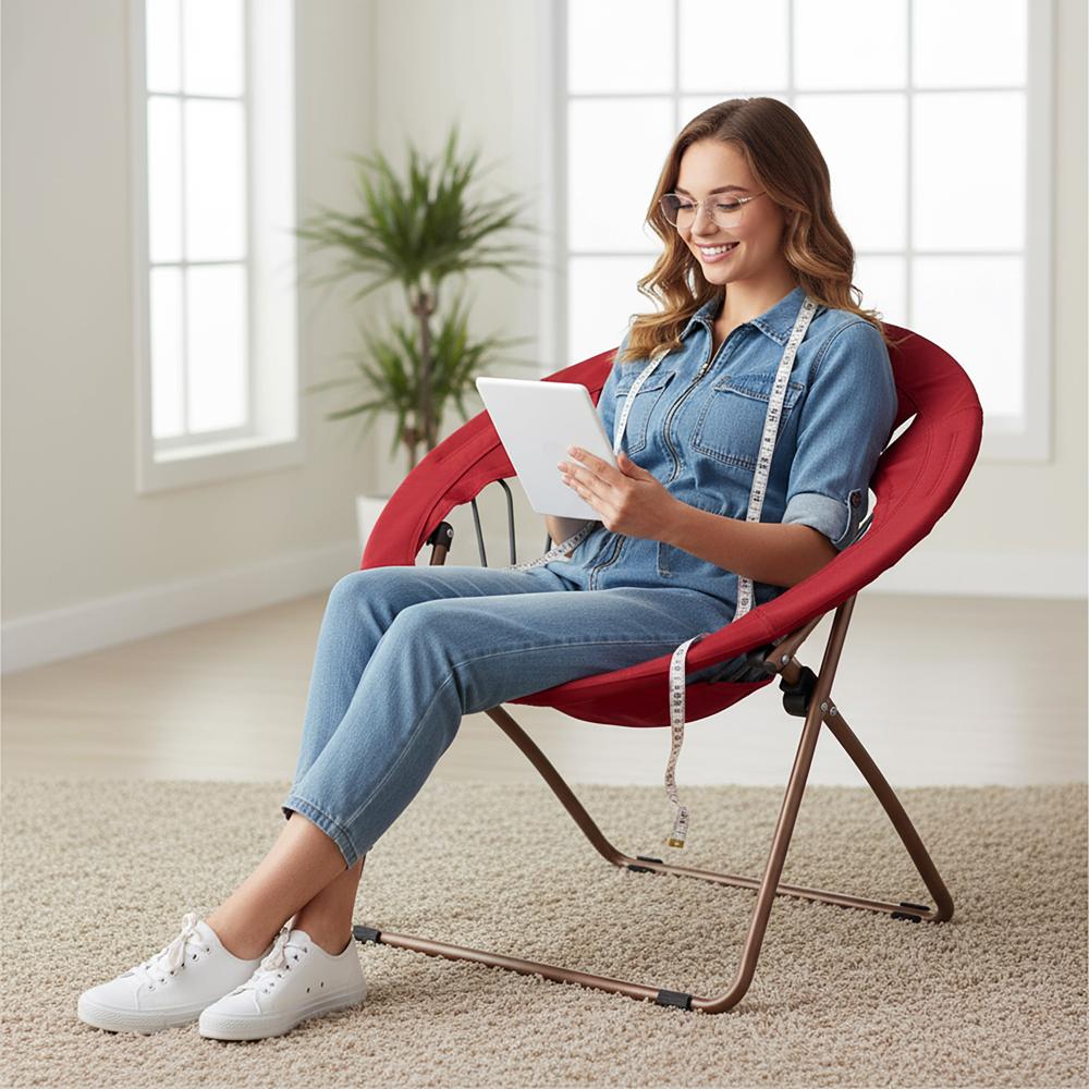 Camping Bungee Web Chair For Garden & Outdoor Use