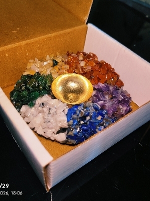7Ck Crystal Divali Diya - Color: Multicolor (Featuring Green