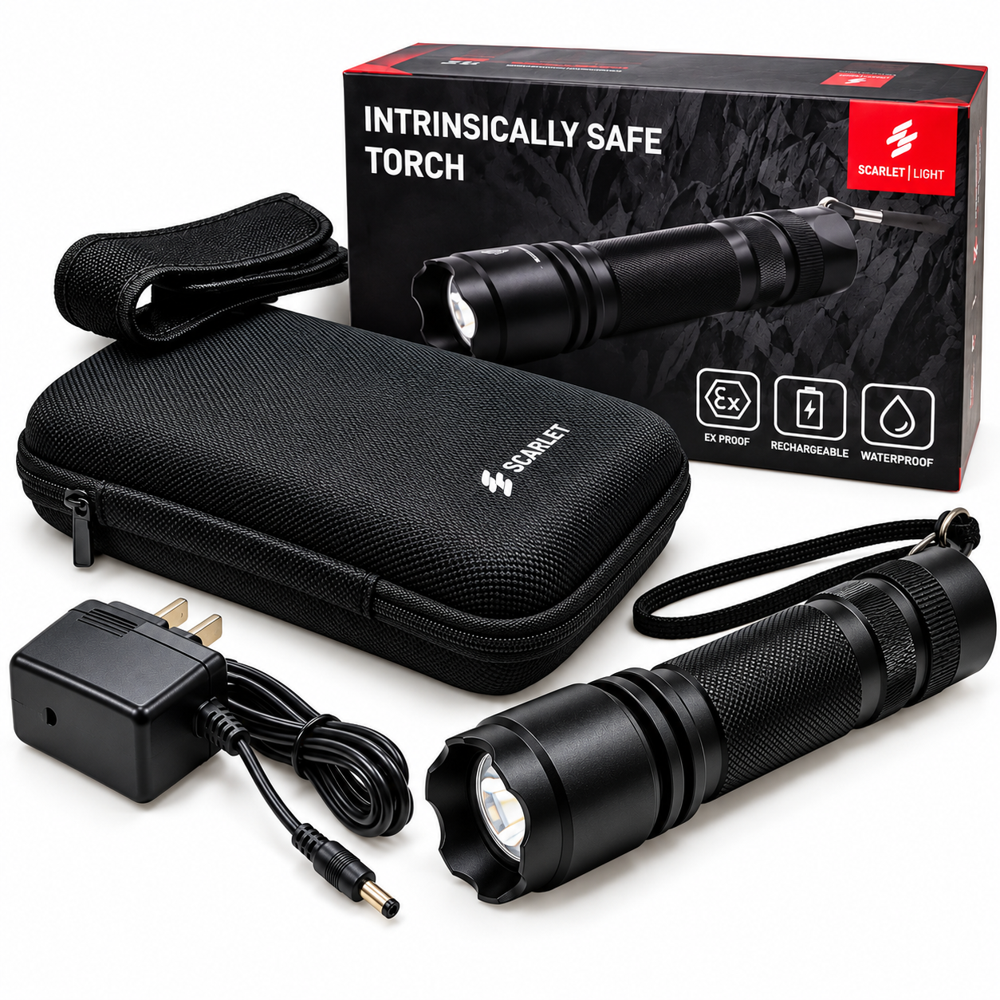 Rechargeable Intrinsically Safe Torch