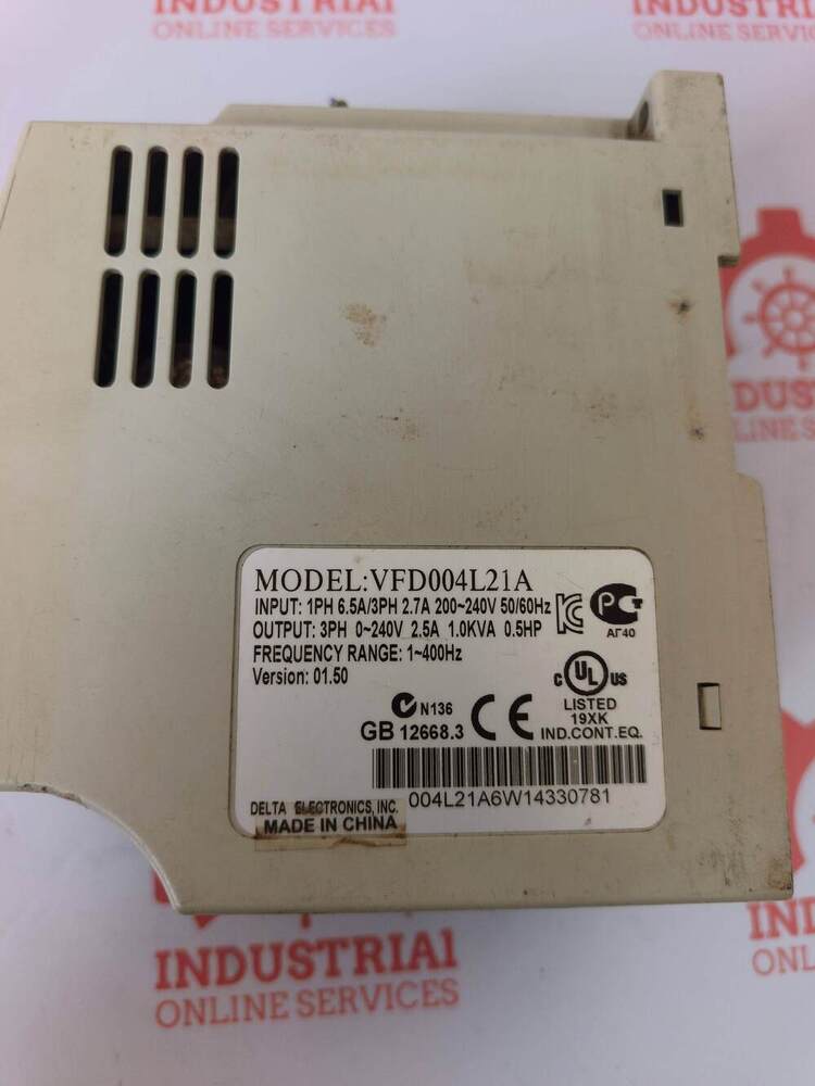 Delta VFD007L21A VFD Drive  VFD-L Series