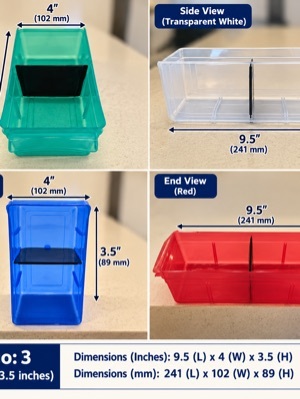 Chemist Shop Plastic Box - Load Capacity: 5 Kilograms (Kg)