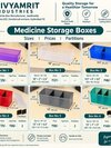 Plastic Box For Pharmacy Store - Size: 9.5*4*3.5