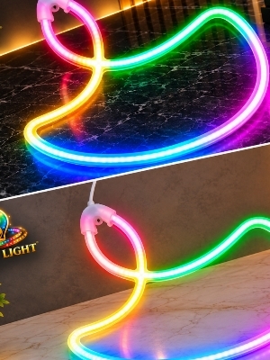 Neon diya multicolour