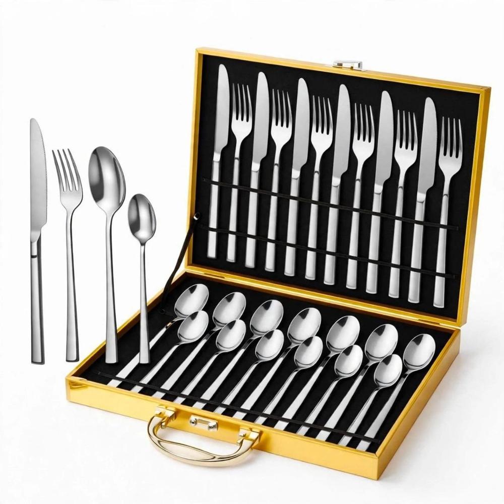 Stainless Steel Cutlery Set In Case