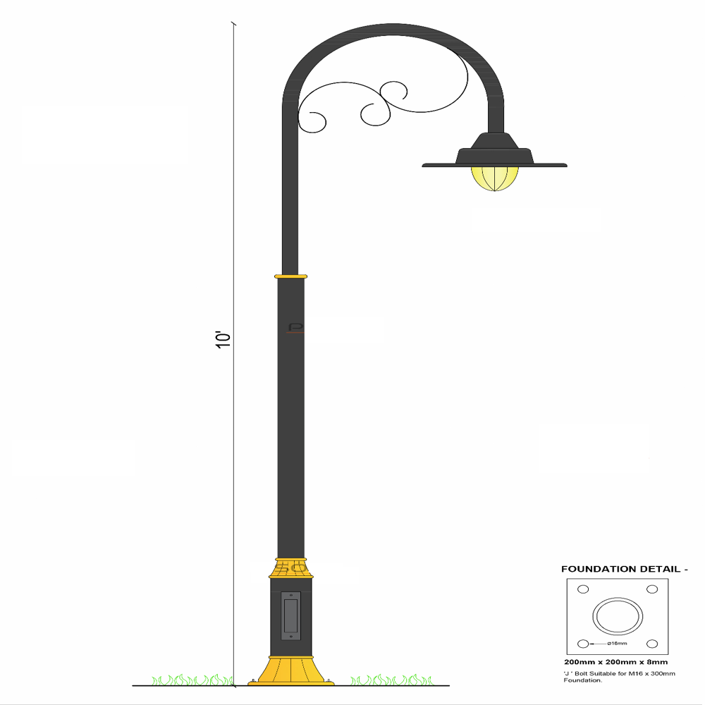 CAST IRON POLES