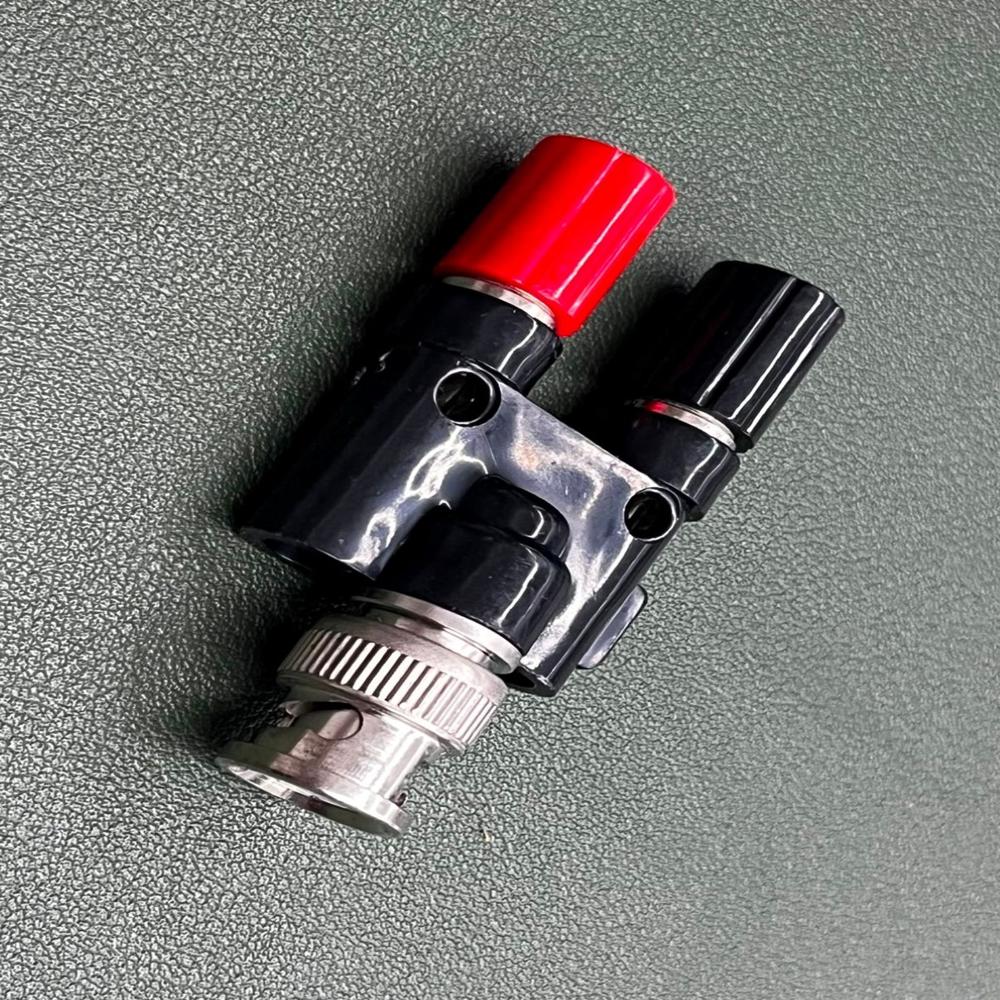 BNC Male To Dual Binding Post