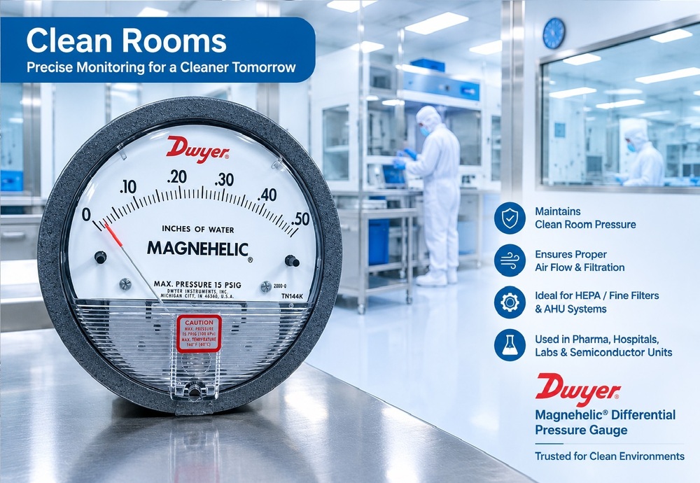 Dwyer > Magnehelic Differential Pressure Gauge Range 0-0.50 Inch Of Water<