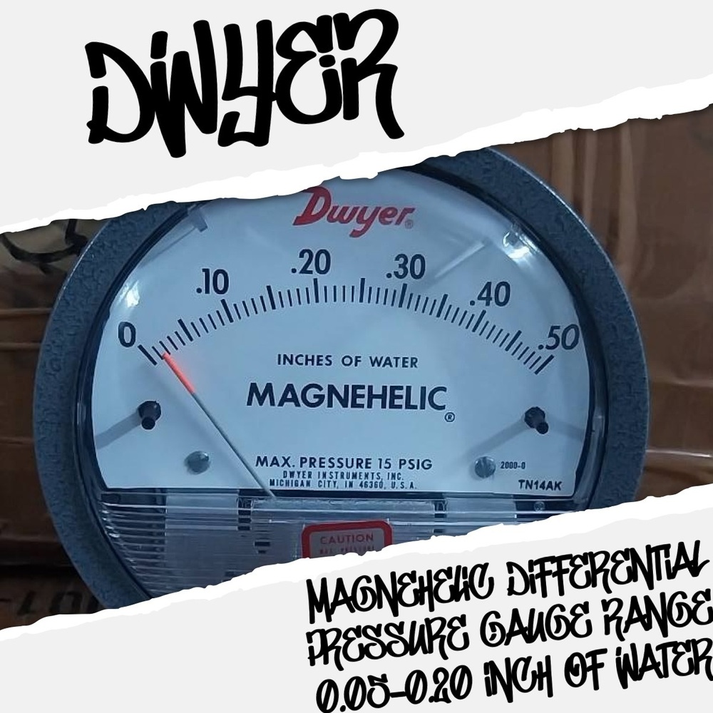 Dwyer > Magnehelic Differential Pressure Gauge Range 0-0.50 Inch Of Water<