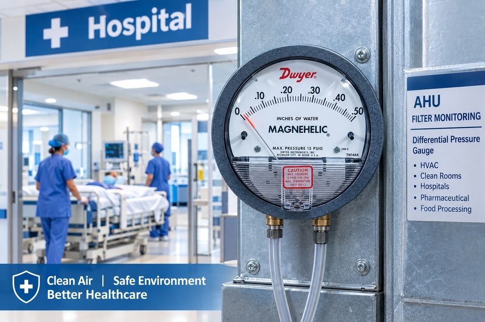 Dwyer > Magnehelic Differential Pressure Gauge Range 0-0.50 Inch Of Water<