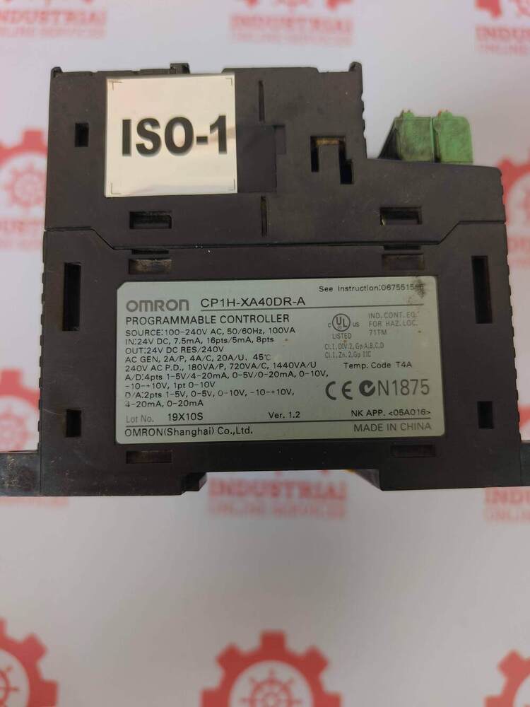 Omron CP1H-XA40DR-A All-In-One Compact Programmable Logic Controller (PLC)