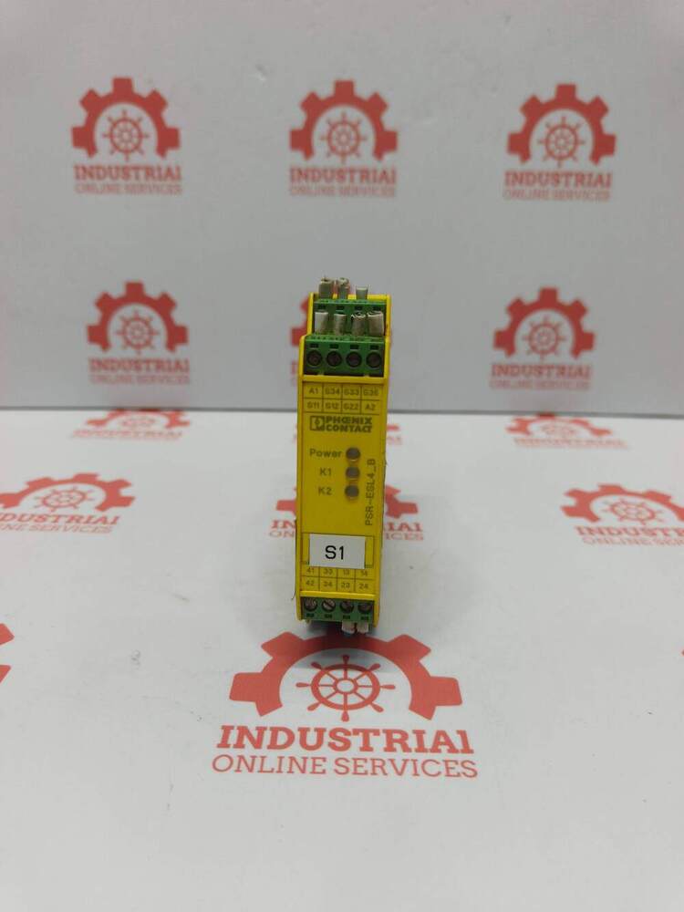 PHOENIX CONTACT  PSR-SCP- 24UC/ESL4/3X1/1X2/B   DIN Rail-Mountable Safety Relay Designed For Emergency Stop