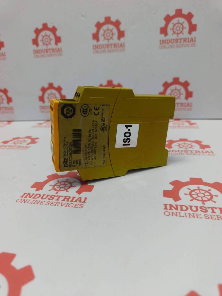 PILZ  PNOZ-X7-24VAC/DC-2N/O  Safety Relay For Monitoring Emergency Stop (E-Stop)