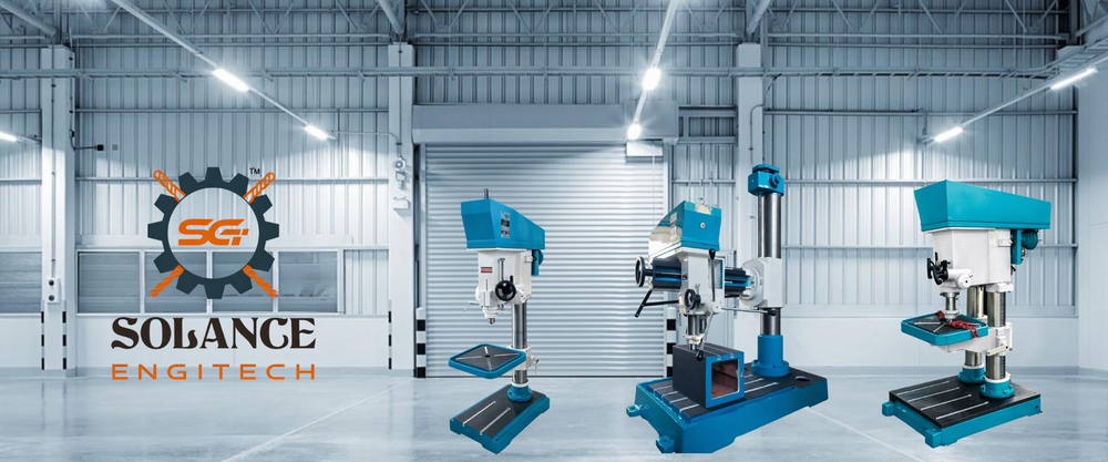 auto and manual  radial drilling machine