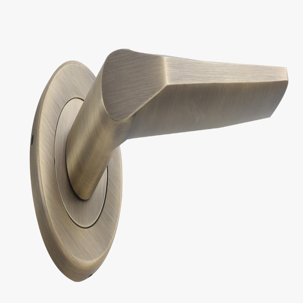 Aks Stainless Steel Grade Aisi 304 Samet Lever Handle On Rose - Application: Main Door