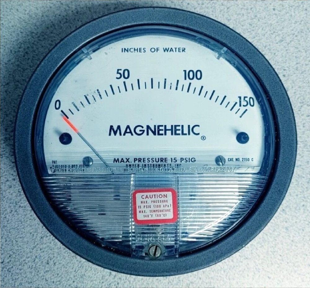 Magnehelic Differential Pressure Gauge Range 0150 Inch of Water | Supplier & Wholesaler Delhi India