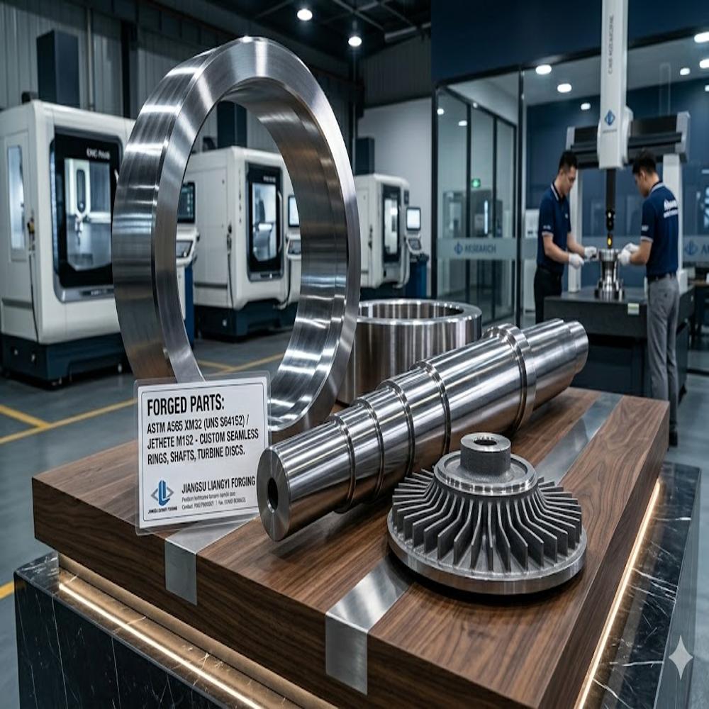 Astm A565 Xm 32 Uns S64152 (Jethete M152) N Bearing 12Cr Steel Forgings For Compressor Discs, Turbine Blades & Bolting Discs, Blades & Bars | Jiangsu Liangyi - Application: Machine Parts