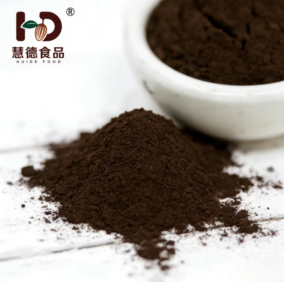 WUXI High Quality Dark Brown Dutch Process Alkalized Black Cocoa Powder 25kg Bag Factory Wholesale for Biscuit Baking Industry