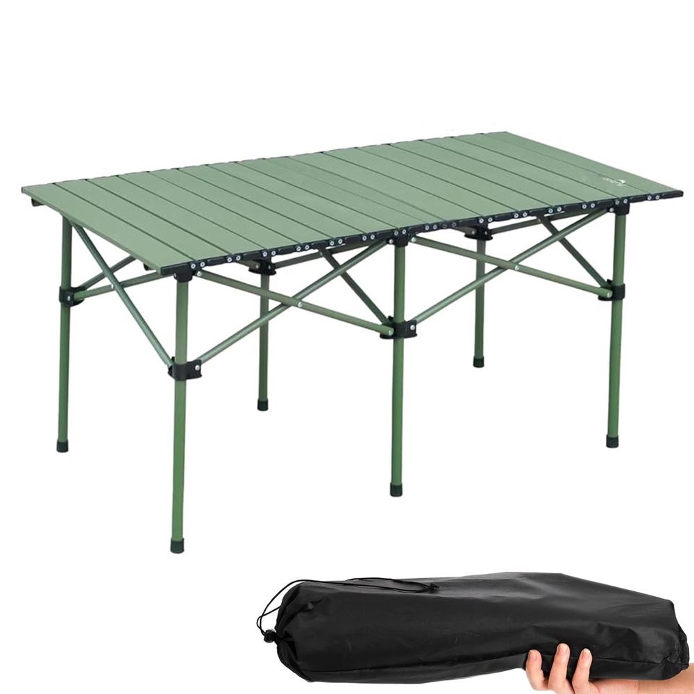 Multipurpose Folding Camping Table - Color: Green