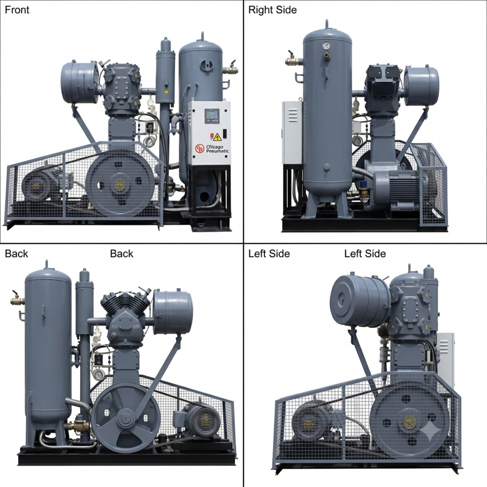 Chicago Pneumatic Oil Free Air Compressor