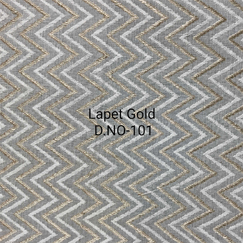 D No-101 Lapet Gold Textile Fabric - Attributes: Light In Weight