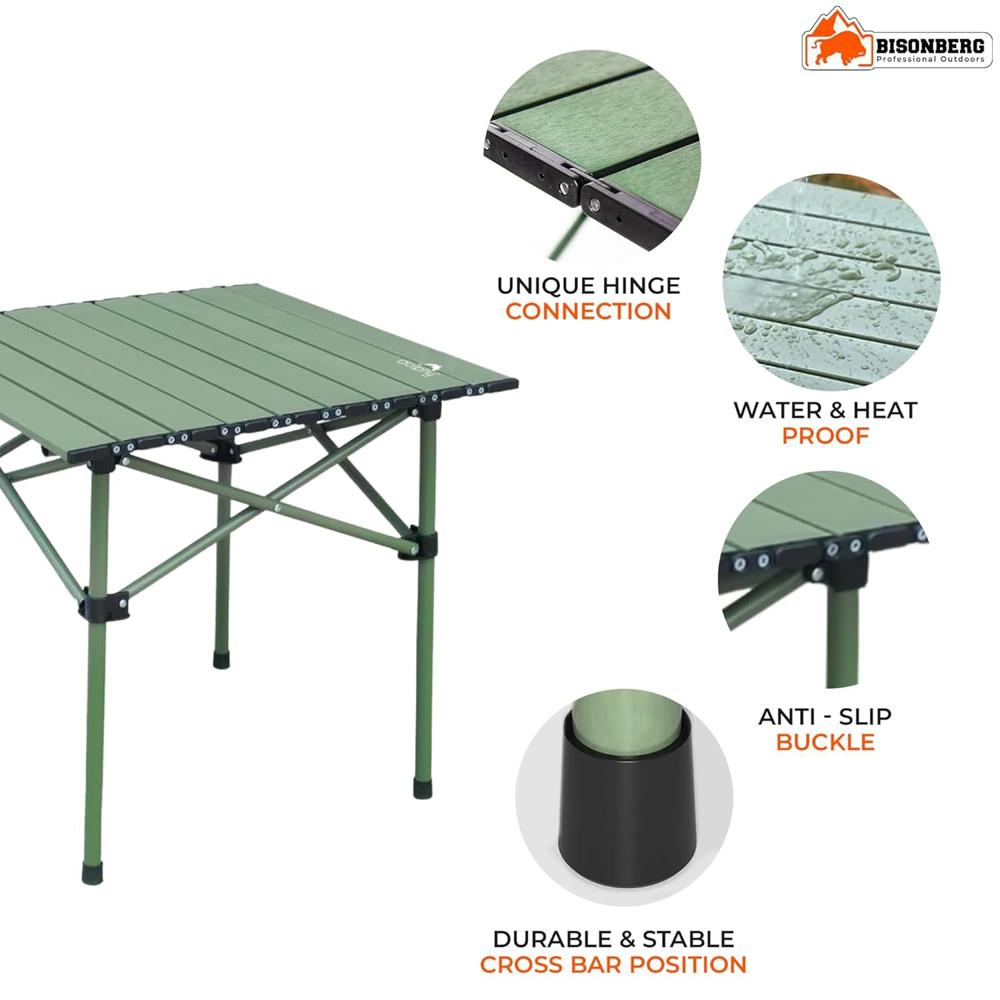 Aluminum Folding Camping Table -Square