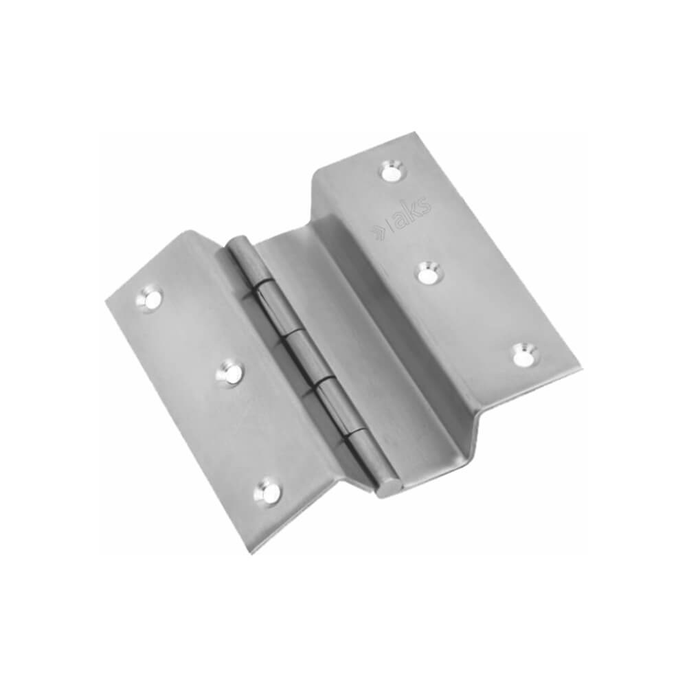 Aks Stainless Steel Seamless W Hinges Satin Finish - Application: Main Door