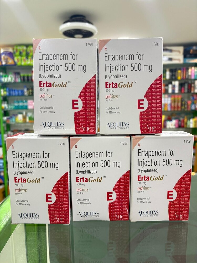 Ertagold Ertapenem 500 Mg Injection.