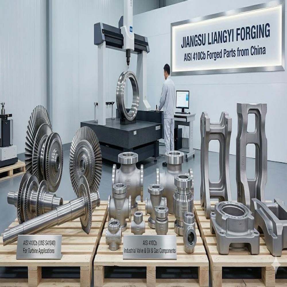 AISI 410Cb  XM 30  UNS S41040 Niobium-Modified Martensitic Turbine Blade Steel Forgings Blades, Vanes & Bars