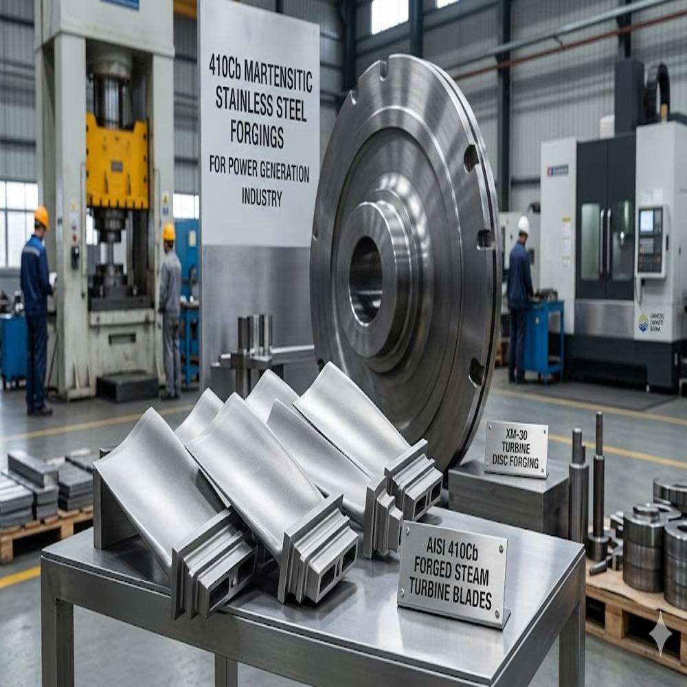 AISI 410Cb  XM 30  UNS S41040 Niobium-Modified Martensitic Turbine Blade Steel Forgings Blades, Vanes & Bars