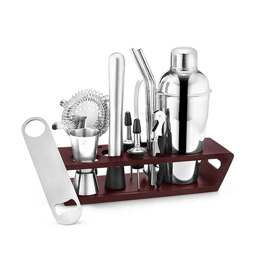 12Pc Bar Tool Set With Triangular Stand