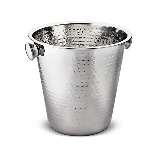 Hammered Tone design double wall wine bucket
