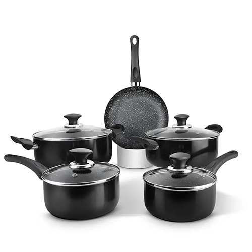 Aluminum Non-stick 9 Pcs Cookware Set 2.00 MM Spiral Bottom Bakelite Handle (Class)