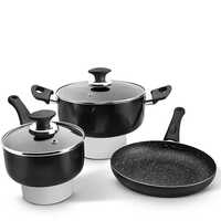 Aluminum Non-Stick 5 Pcs Cookware Set 2.00 MM Spiral Bottom, Bakelite Handle (Class)